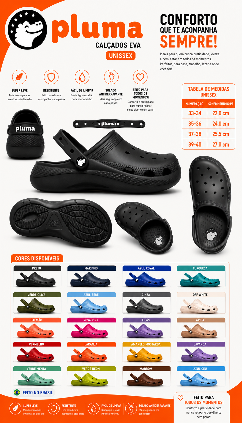 PLUMA CALCADOS UNISSEX