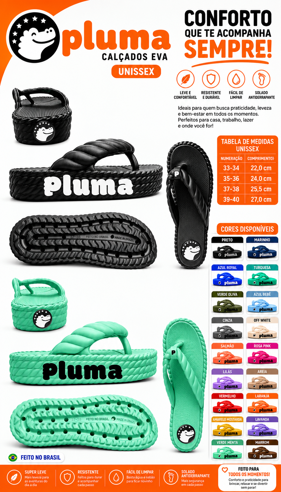 PLUMA  CALCADO FEMININO